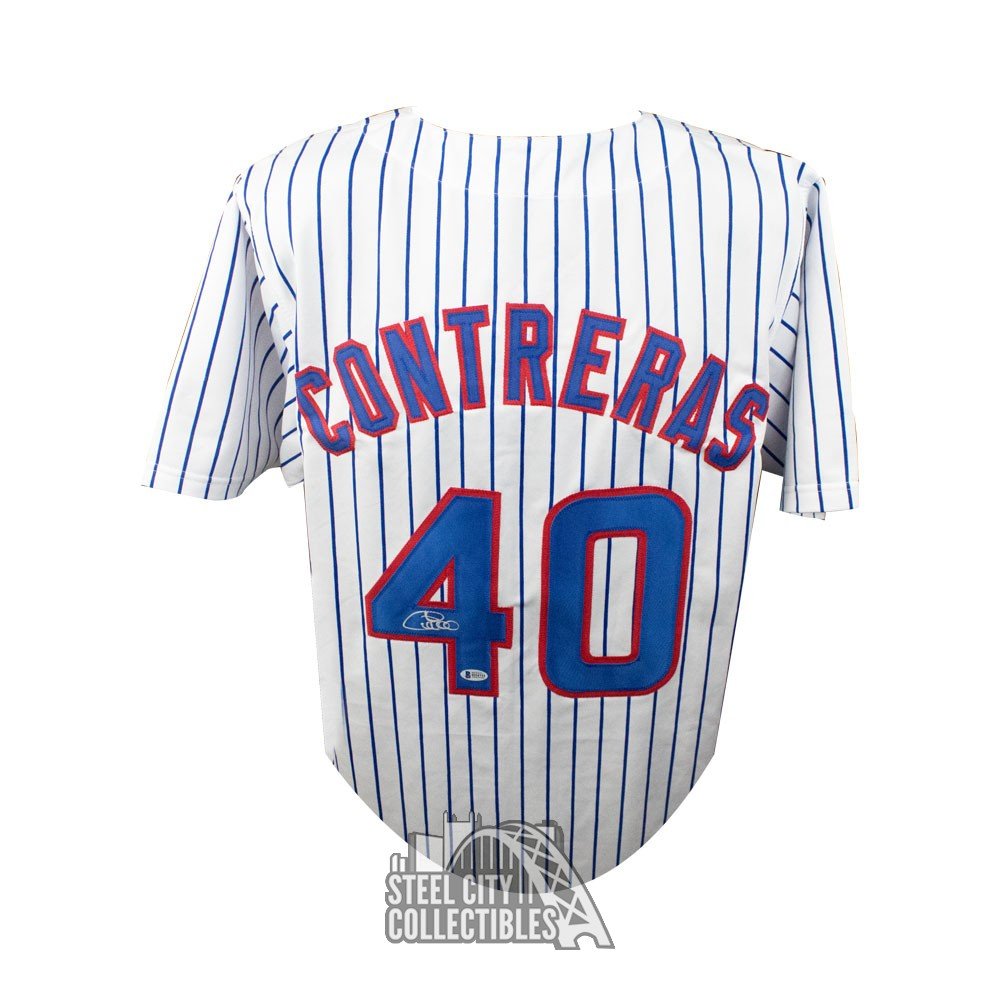 autographed cubs jersey