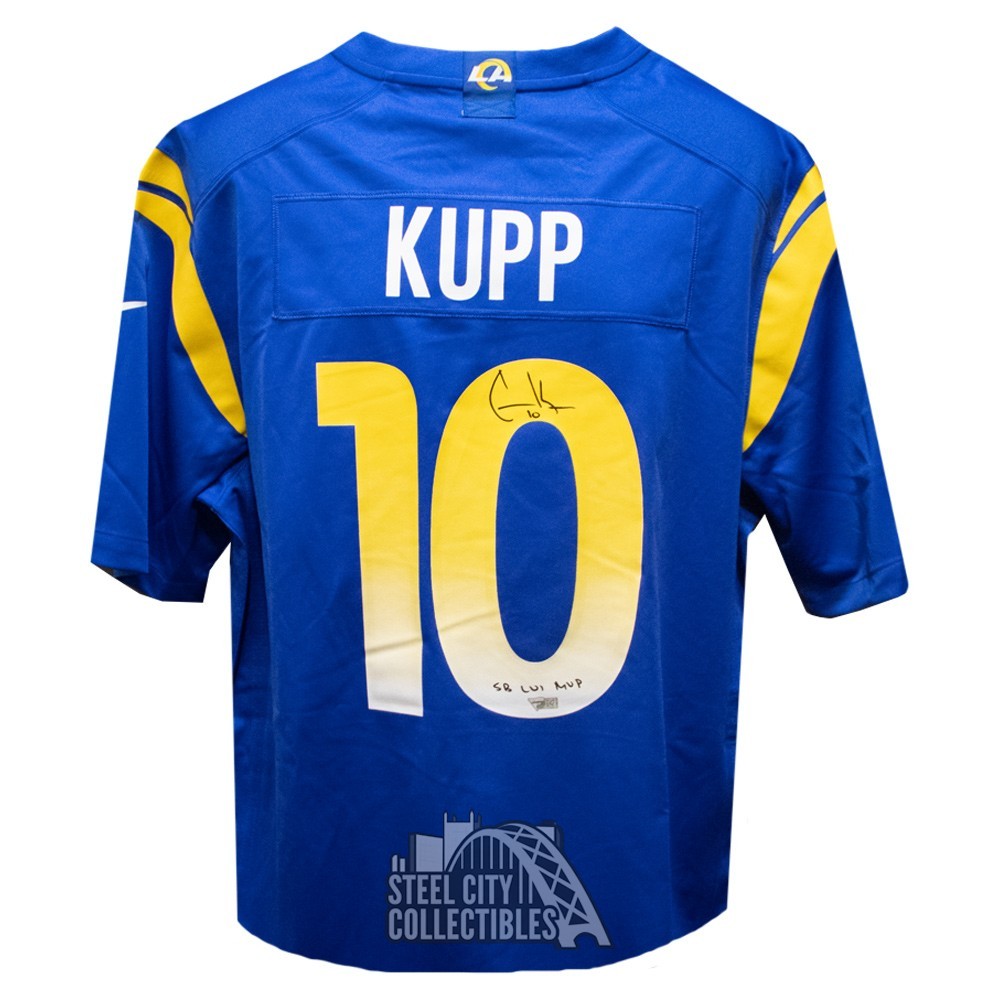 Cooper Kupp Autographed Los Angeles Nike Super Bowl Football Jersey SB