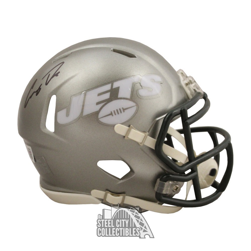 Corey Davis Autographed New York Jets Flash Mini Football Helmet BAS