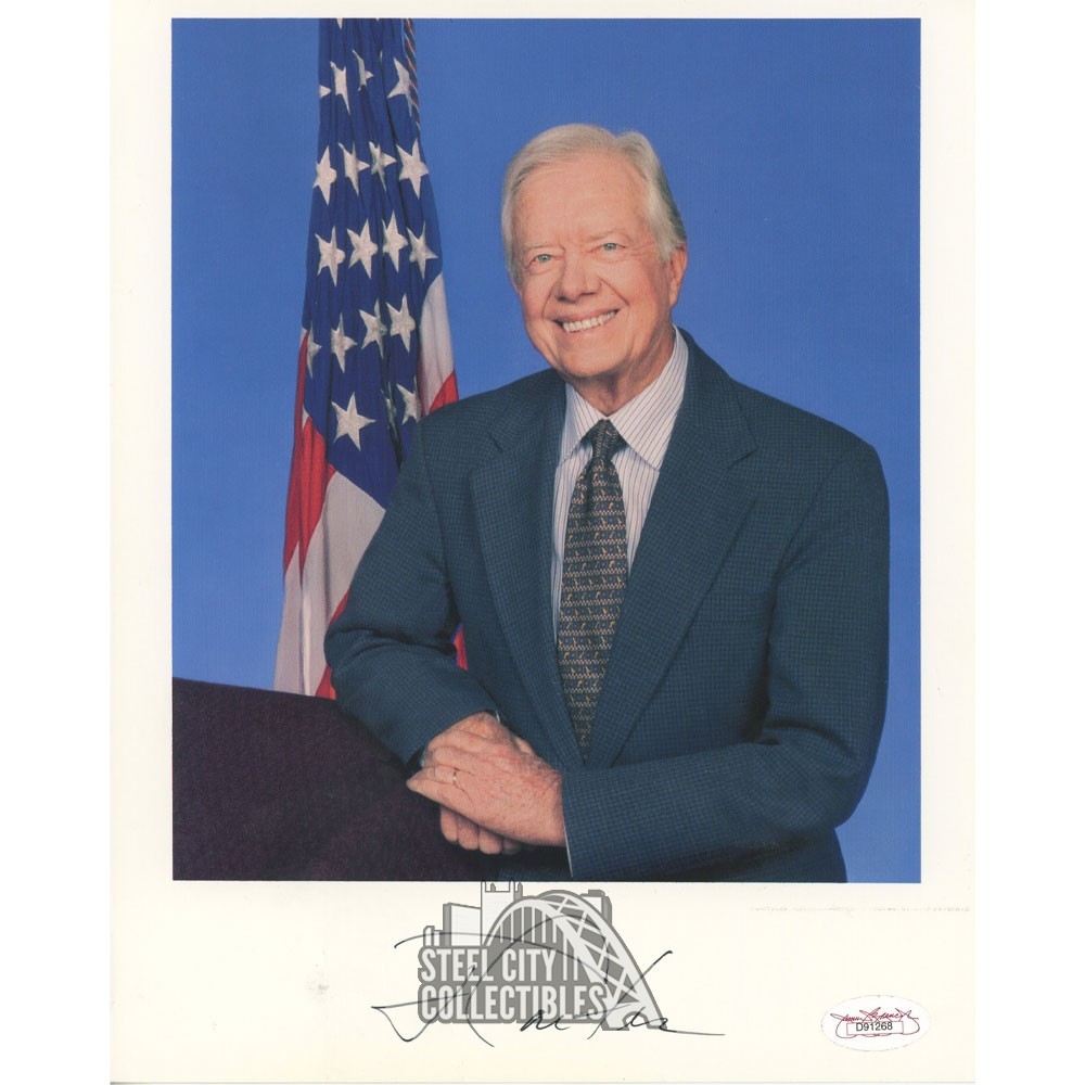 Jimmy Carter Autographed Portrait 8x10- BAS BK92034 | Steel City ...