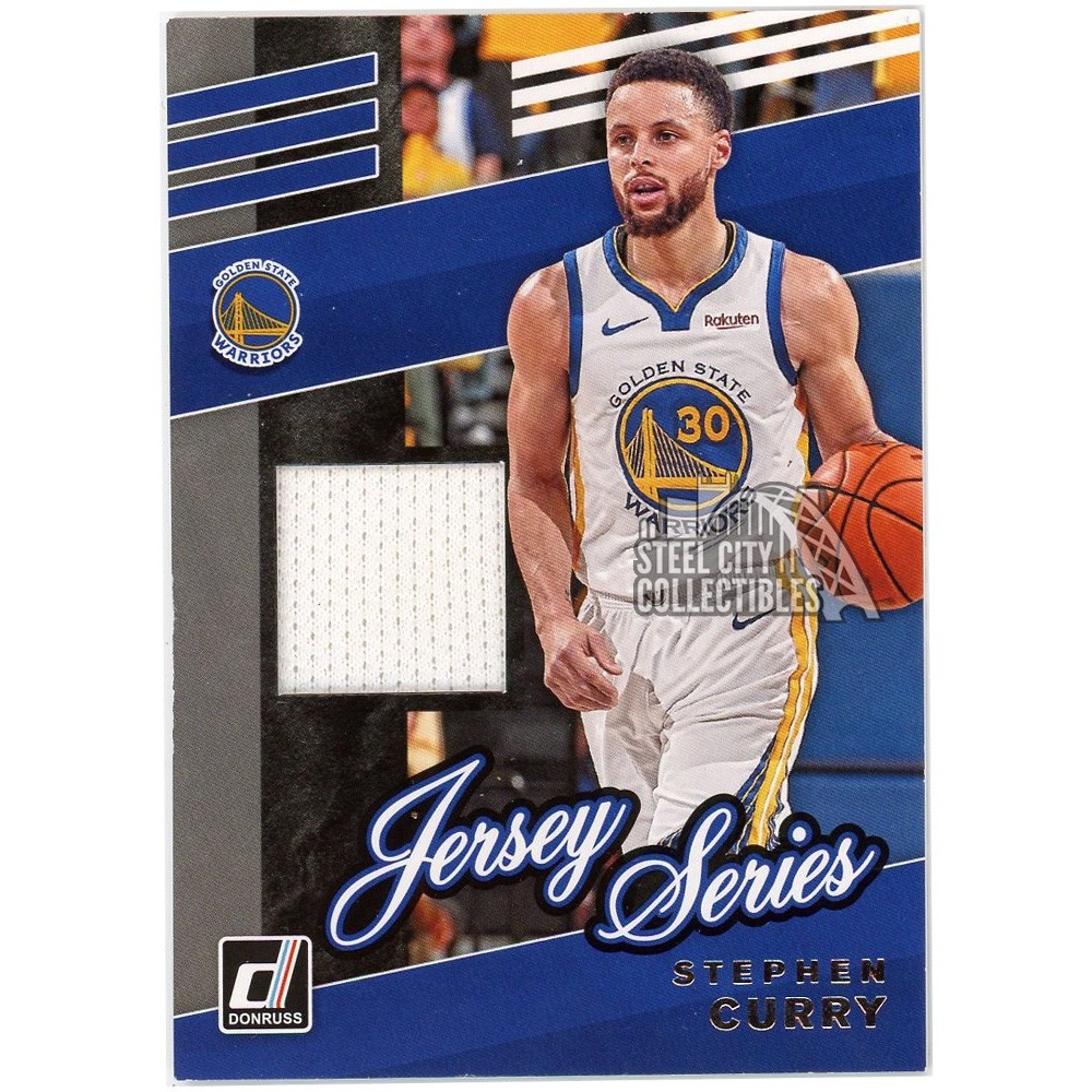 Stephen Curry 2019-20 Panini Donruss Jersey Series Game-Used 