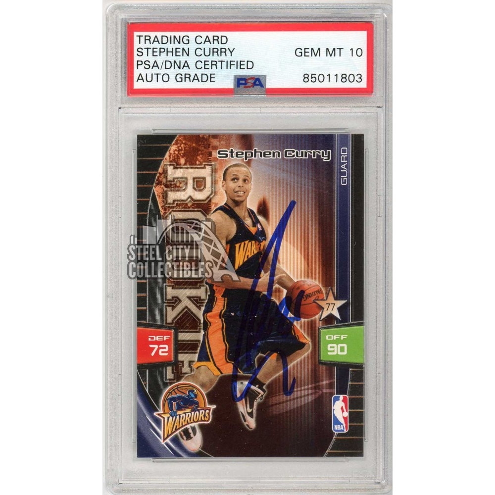 Stephen Curry 2009-10 Panini Adrenalyn XL Autograph Rookie Card