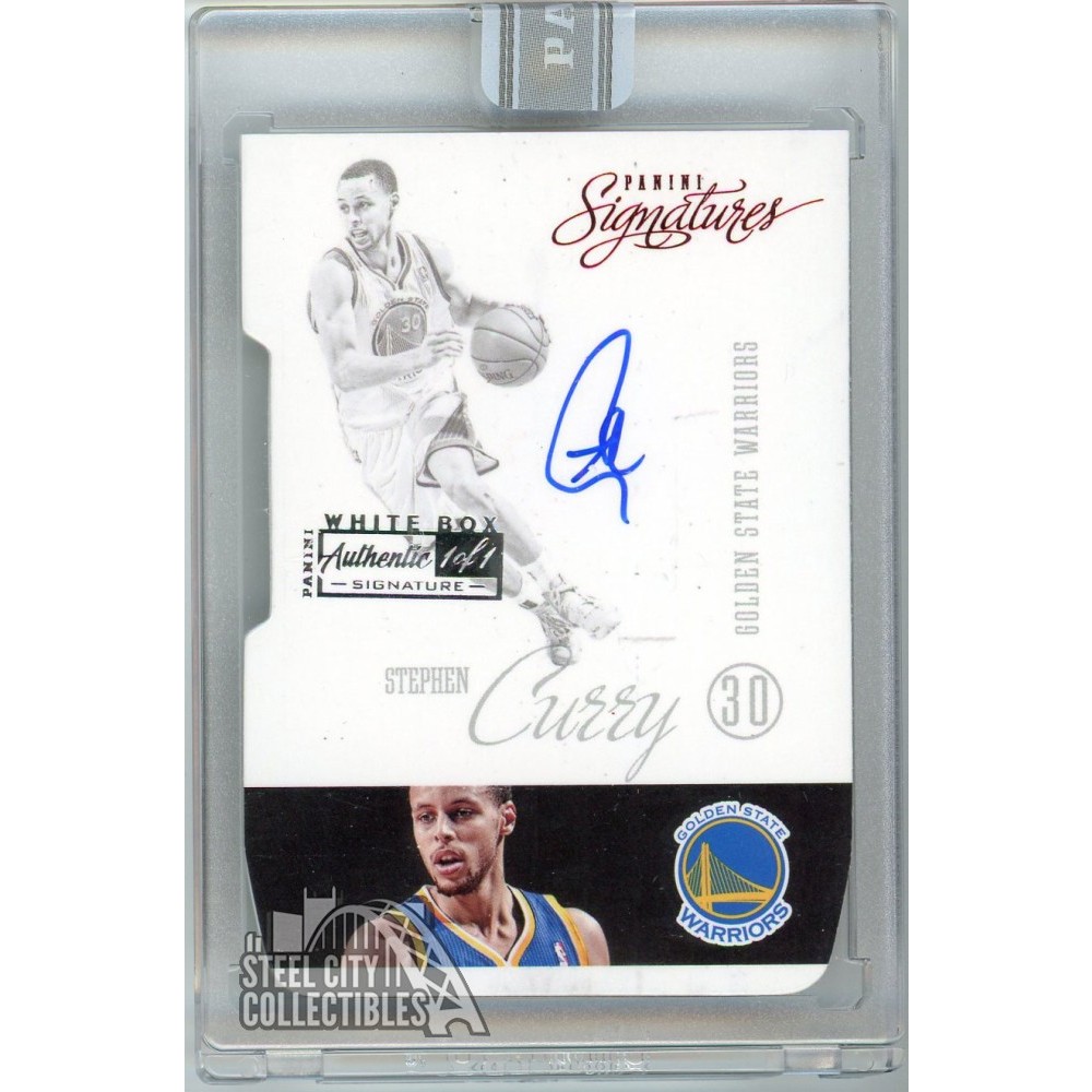Stephen Curry 2012-13 Panini Signatures Red Autograph Card #130