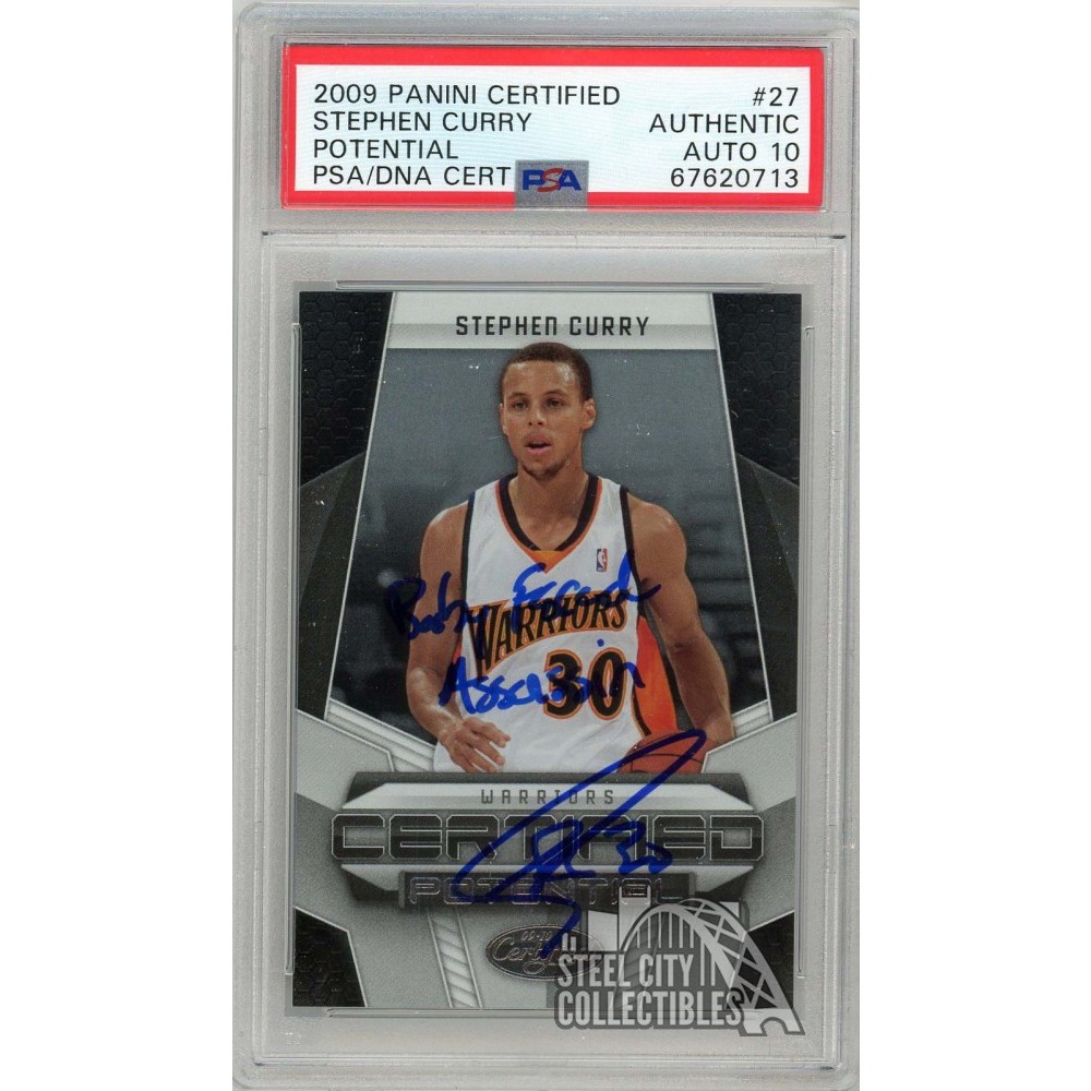 Stephen Curry 2009-10 Panini Certified Potential Autograph 