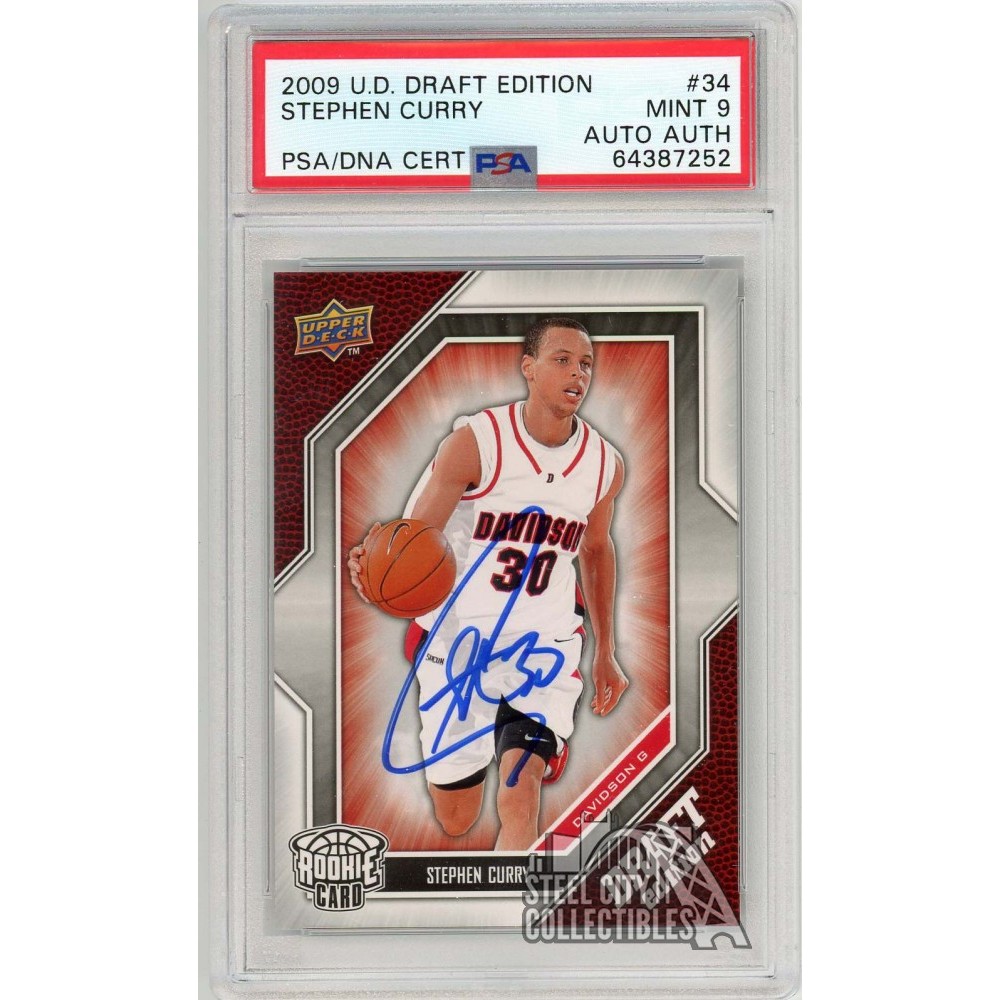 Stephen Curry 2009-10 Upper Deck Draft Edition Autograph Rookie