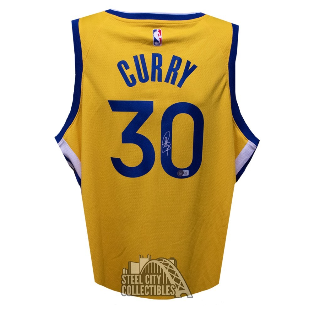 Stephen Curry Autographed Golden State THE CITY Swingman Signed Jersey  Beckett COA at 's Sports Collectibles Store