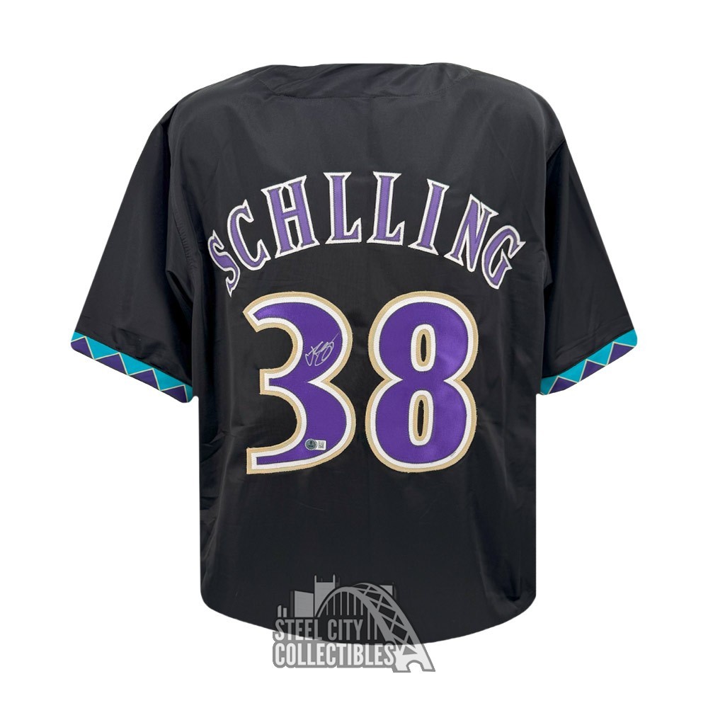 Curt Schilling Autographed Arizona Custom Black Baseball Jersey