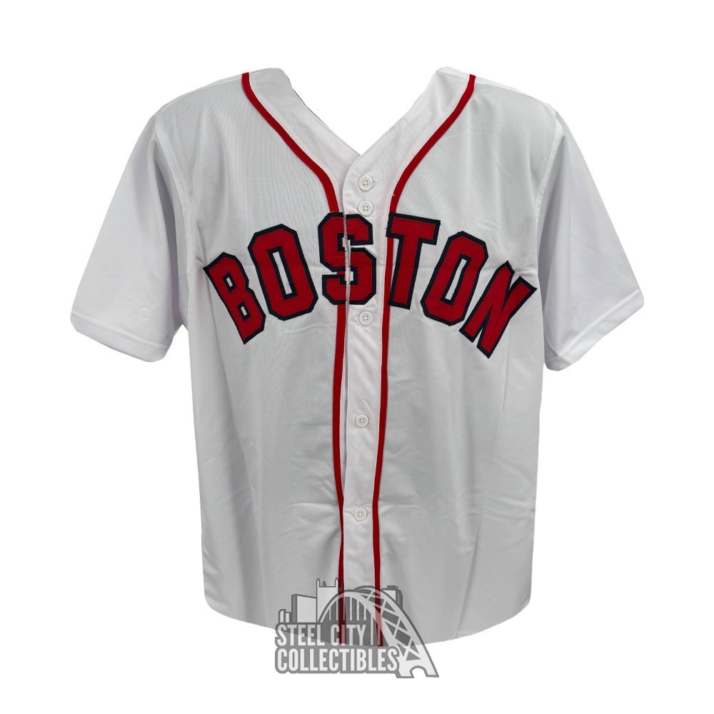 Curt Schilling Autographed Boston Custom White Baseball Jersey