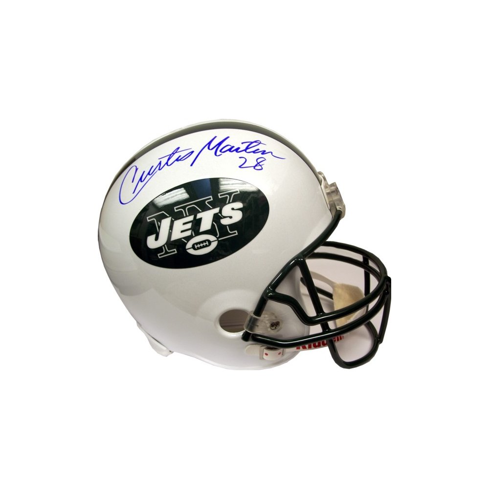 curtis martin signed helmet