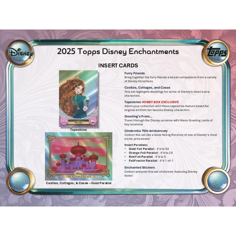 2025 Topps Disney Wonder Hobby 12-Box Case | Steel City Collectibles