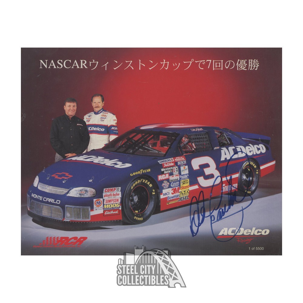 Dale Earnhardt Sr Autographed ACDelco Japan 8x10 Racing Photo