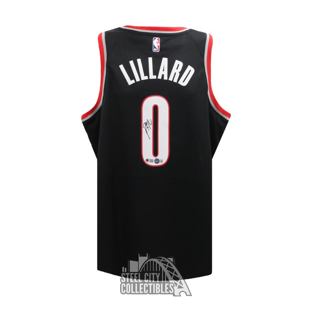 Damian lillard deals autographed jersey