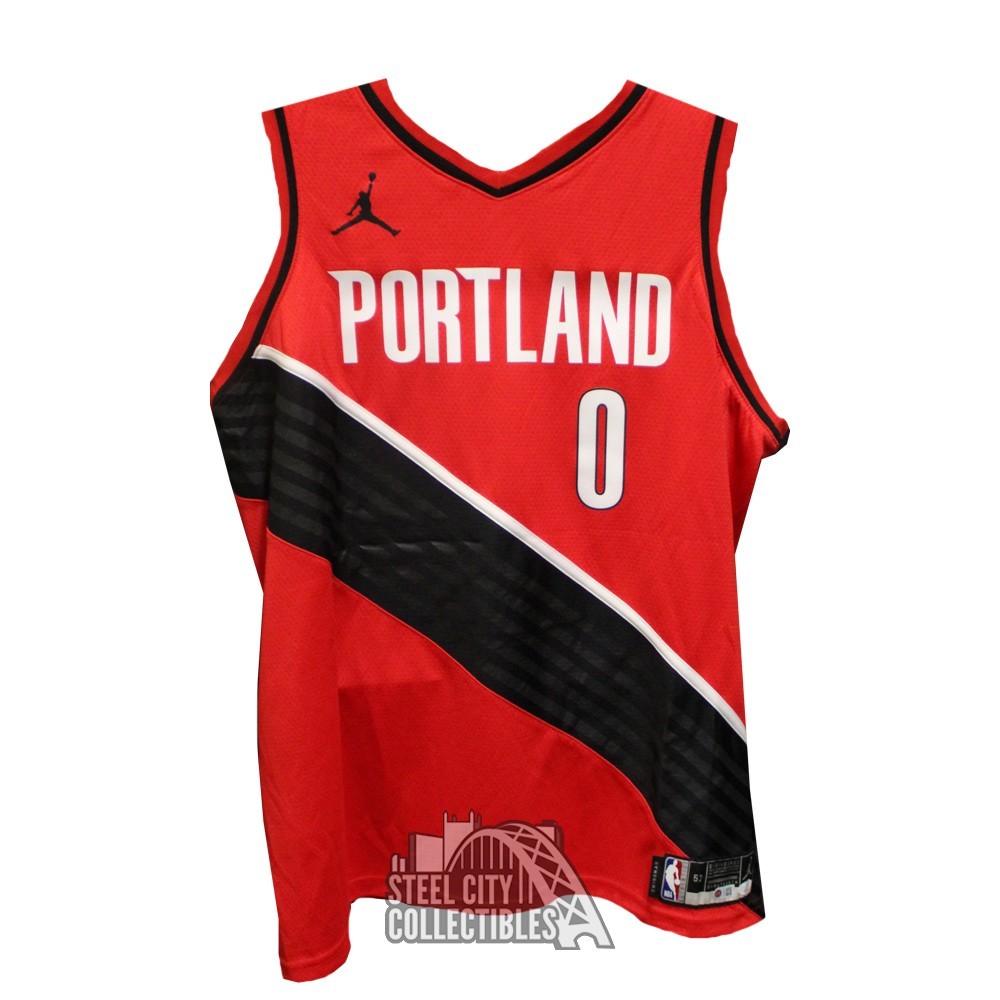 Jordan Damian Lillard All-star Nba Swingman Jersey In Red