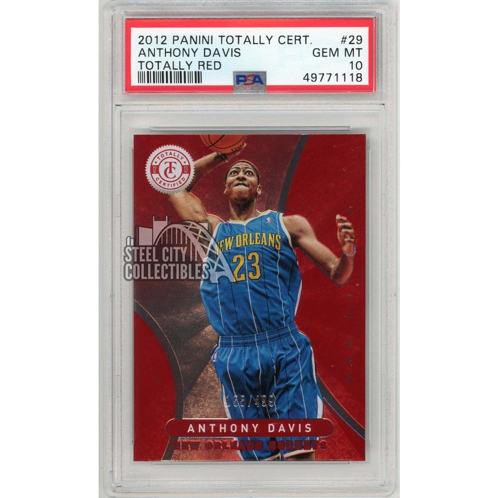 Anthony Davis 2012-13 Panini Totally Certified Red Rookie Card #29 155/ ...