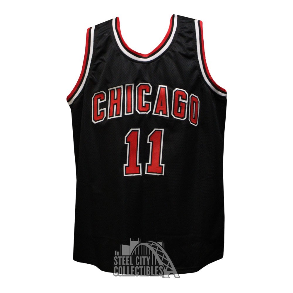 RSA DeMar DeRozan Signed Chicago Red Custom Double-Suede Framed Basketball Jersey (Beckett)
