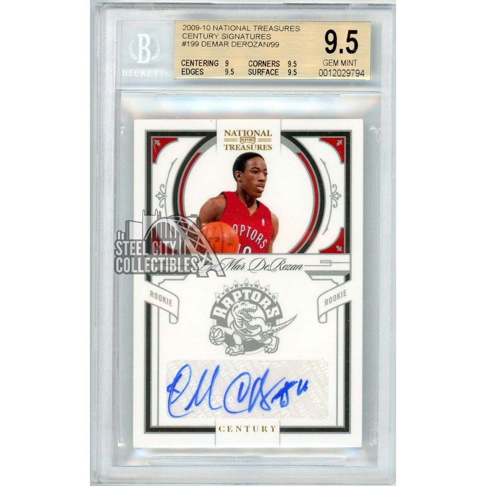 DeMar DeRozan 2009-10 Panini National Treasures Century Rookie