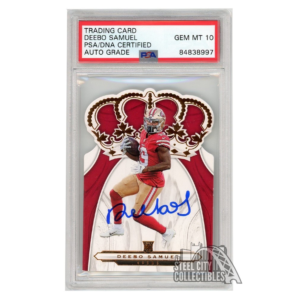 Deebo Samuel 2019 Panini Chronicles Crown Royale Autograph Rookie Card 