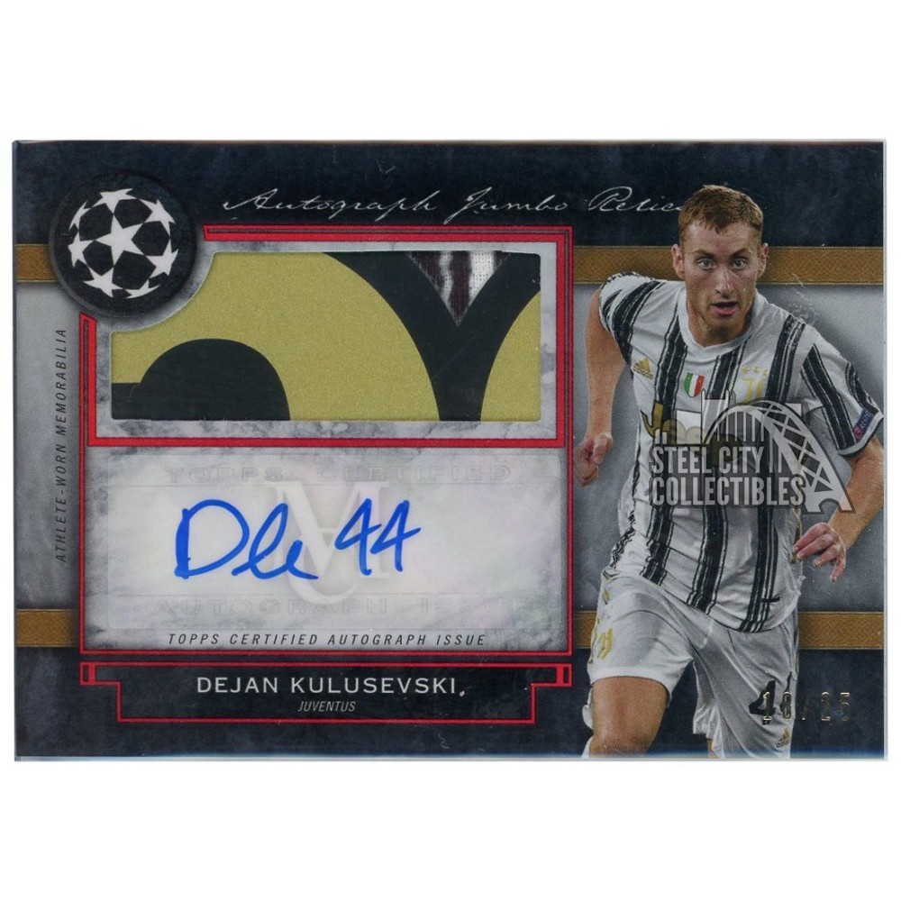 Dejan Kulusevski 2020-21 Topps Museum Collection UEFA