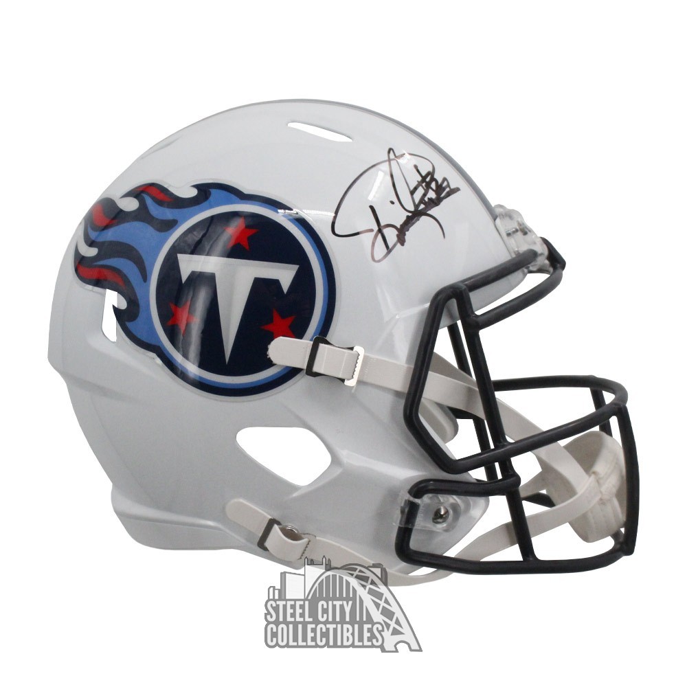 Derrick Henry Autographed Tennessee White Speed Replica Full Size