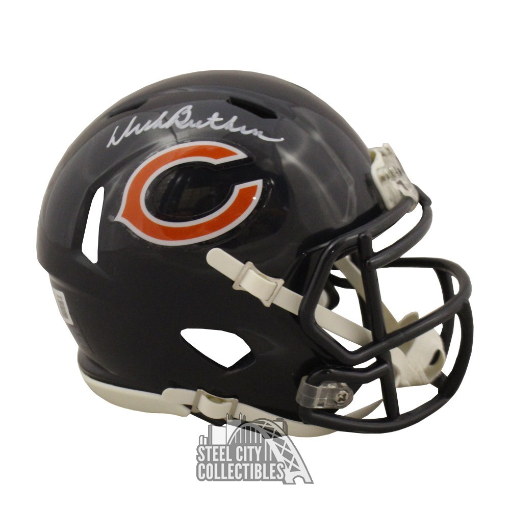 Dick Butkus Autographed Chicago Speed Mini Football Helmet BAS