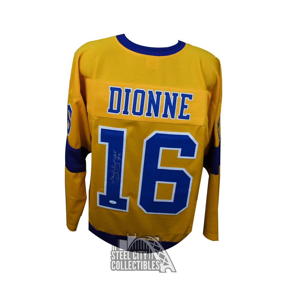 gold hockey jersey