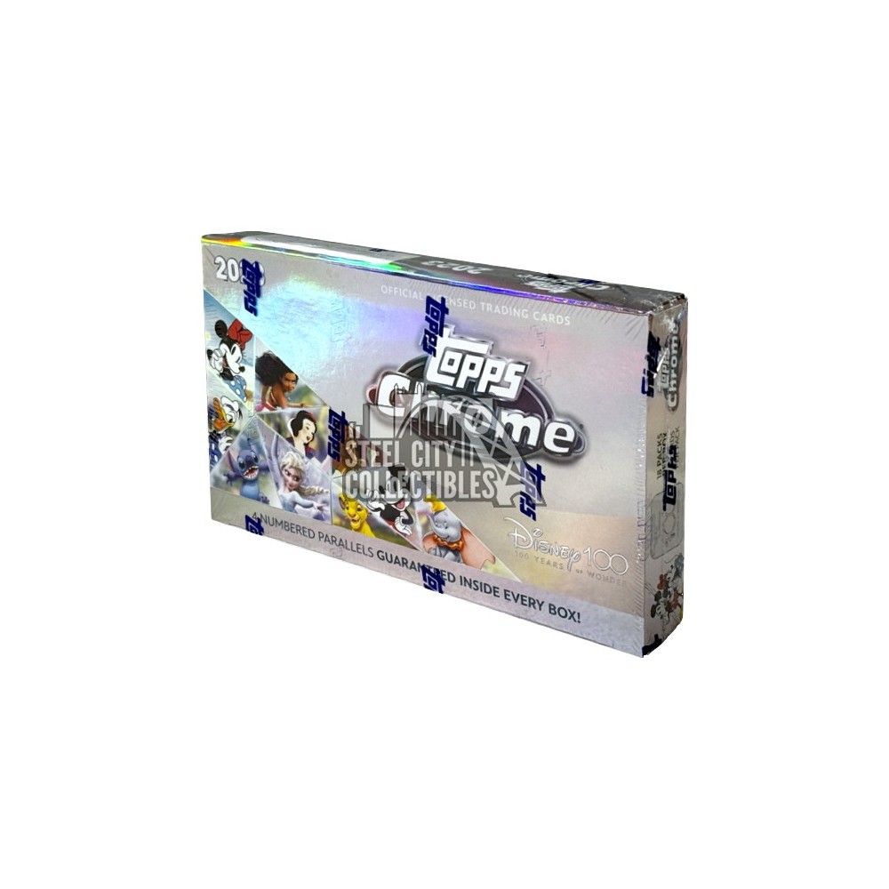 2023 Topps Disney 100 Chrome Hobby Box Random 2-Pack Group Break