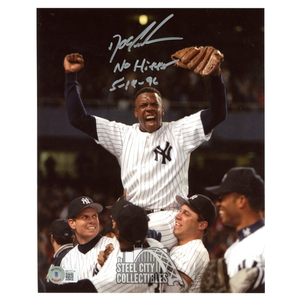 Dwight Gooden Autographed New York Yankees 8x10 Photo No Hitter Inscription  - BAS