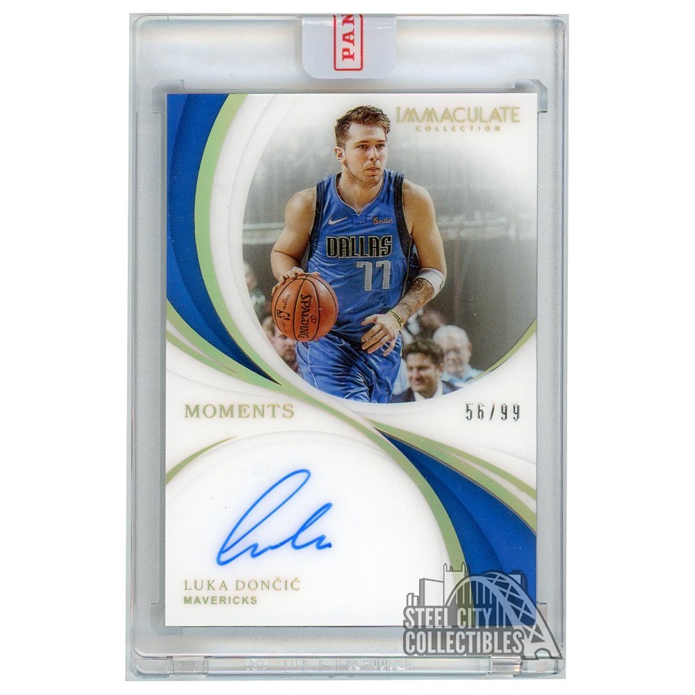 LUKA DONCIC SIGNED DALLAS MAVERICKS ROOKIE OF THE YEAR BASKETBALL