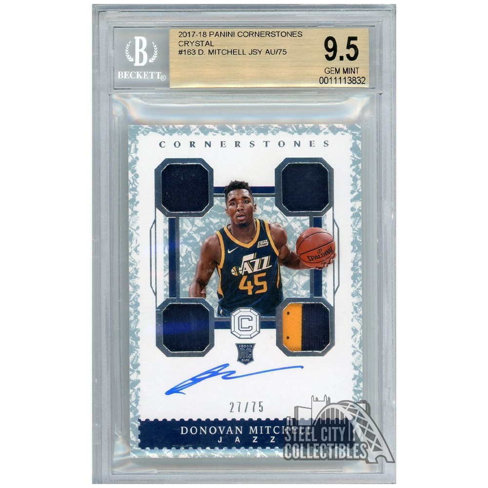 Donovan Mitchell rookie jsy auto /75シリ