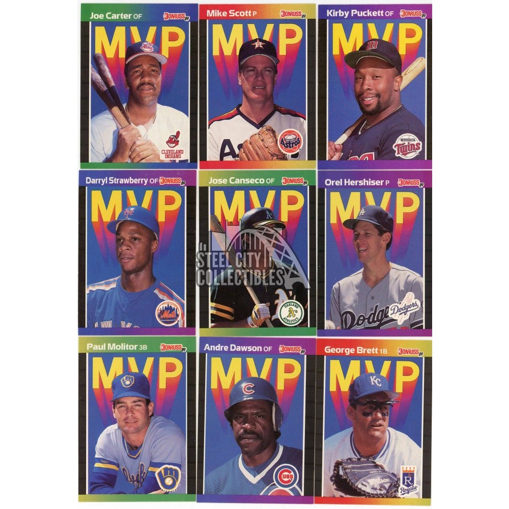 rare 1989 donruss baseball cards Greg Maddux Error Card No Dot after INC Card #373 1989 Donruss Baseball MVP 26-Card