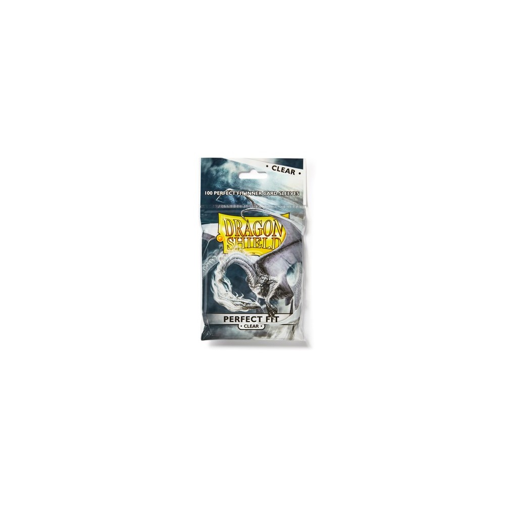Dragon Shield Perfect Fit Clear Sleeves 100ct Bag