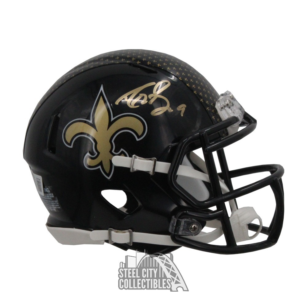 Drew Brees Autographed New Orleans Alternate Mini Football Helmet