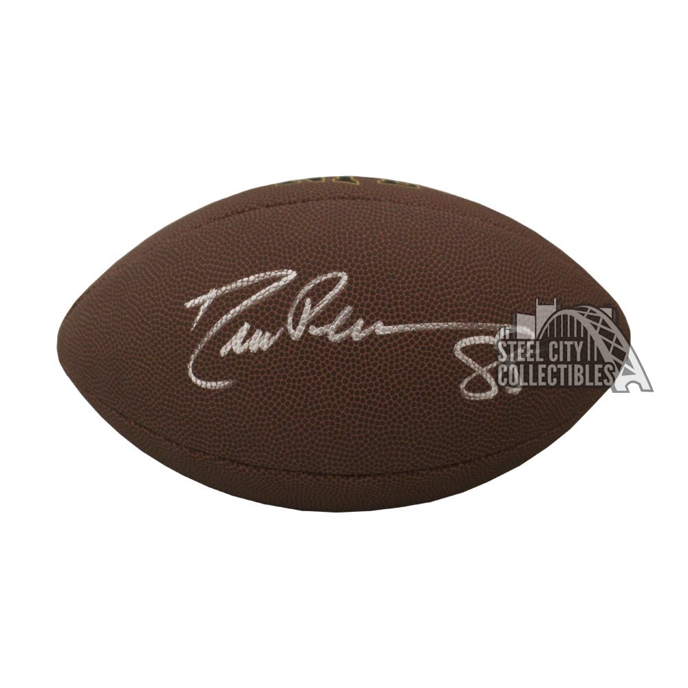 Drew Pearson Autographed Wilson Super Grip Football - BAS | Steel