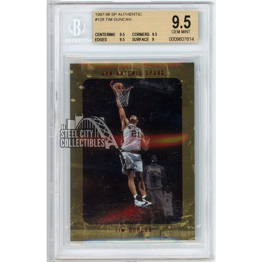 Tim Duncan 1997-98 Upper Deck SP Authentic Basketball Rookie Card
