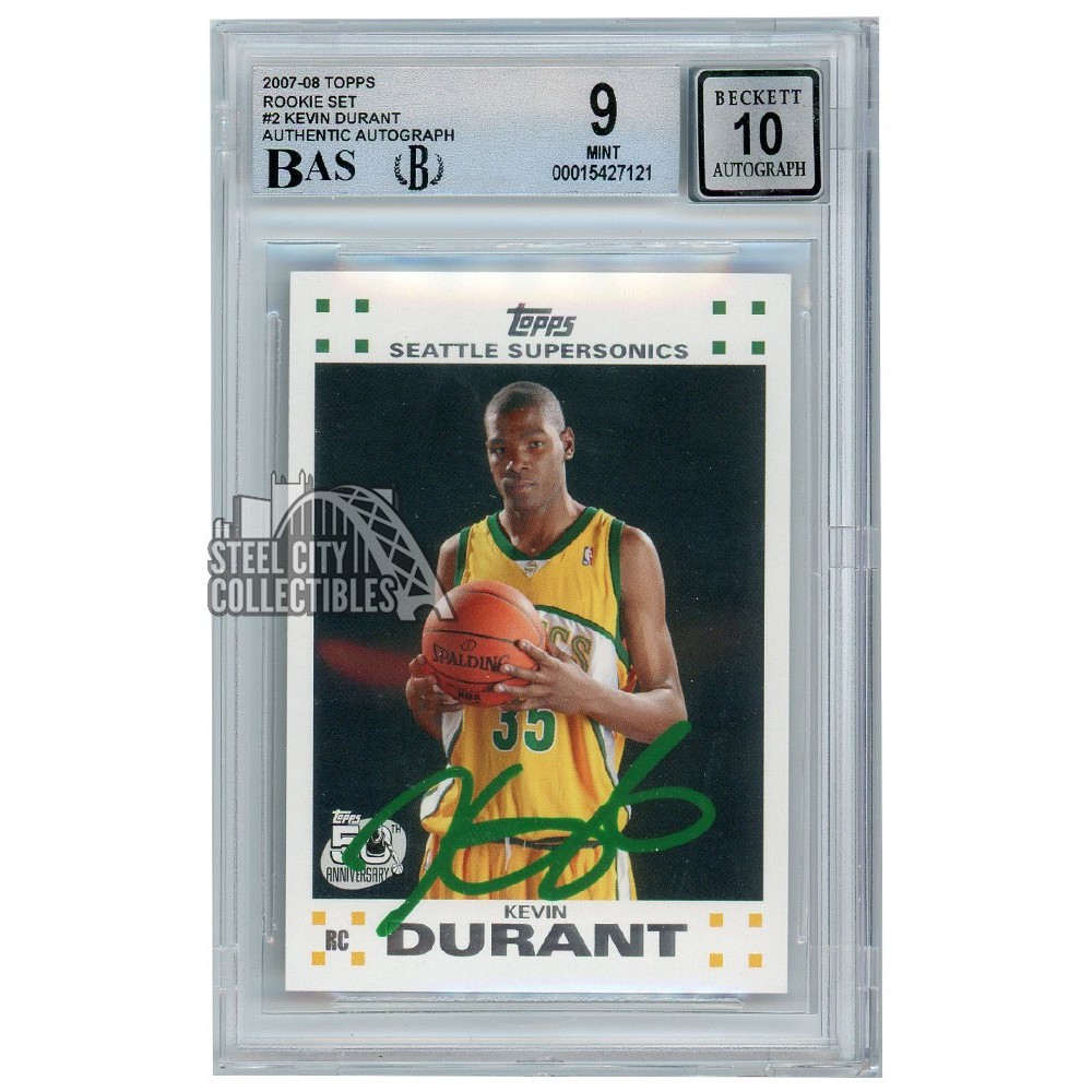 2007 kevin durant topps rookie card