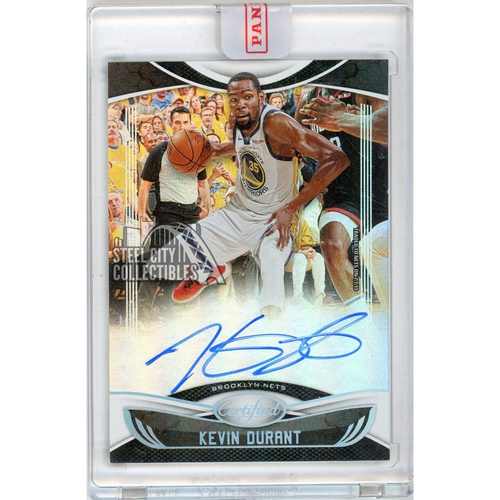 Kevin Durant 2019-20 Panini Certified Autograph Card #CS-KD