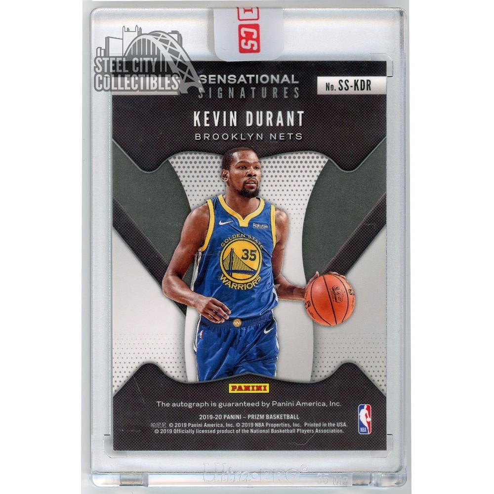 Kevin Durant 2019-20 Panini Prizm Sensational Signatures
