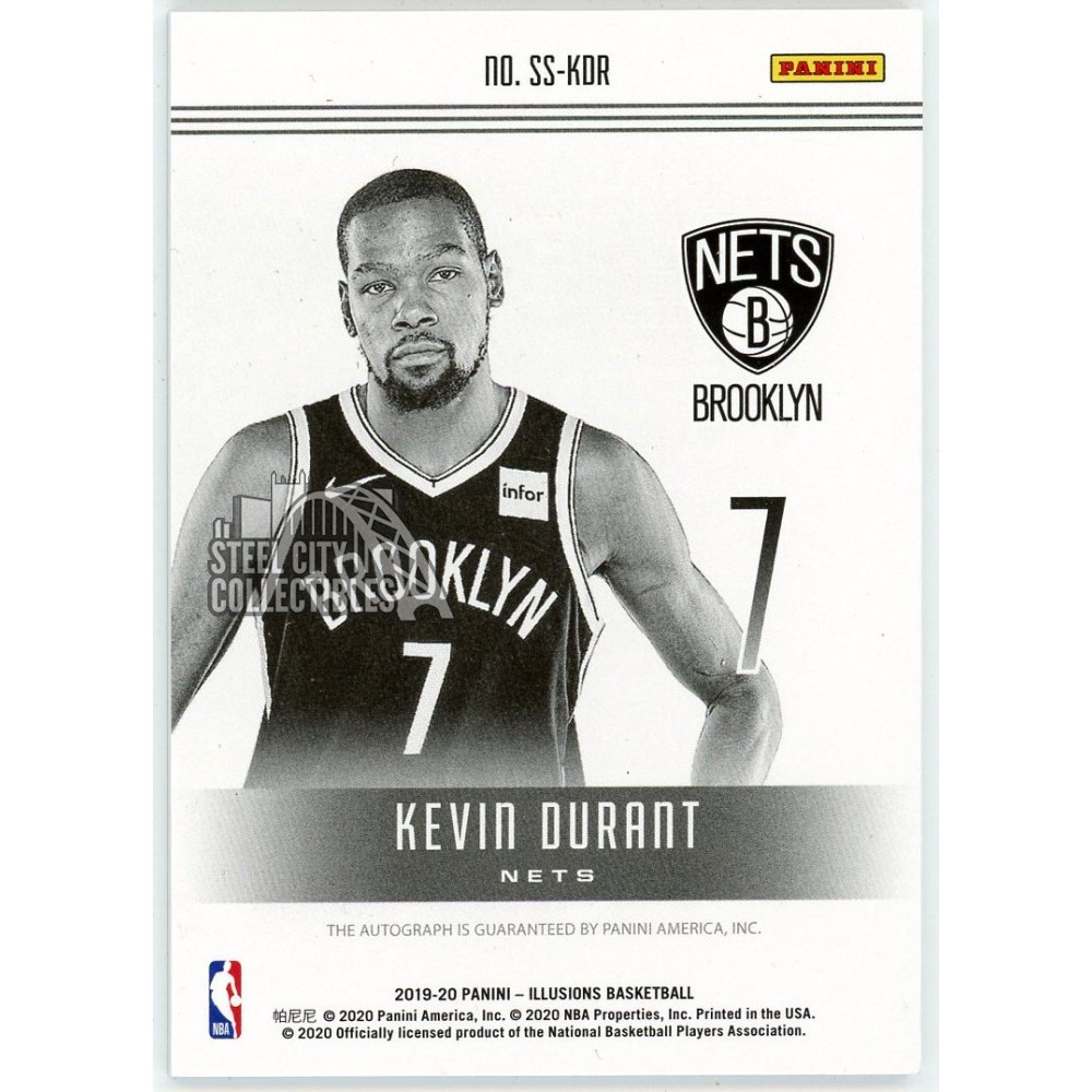 NBAカード　Kevin Durant auto mosaic 直書サイン Kevin Durant 2019-20 Panini Illusions Superlatives Autograph Card