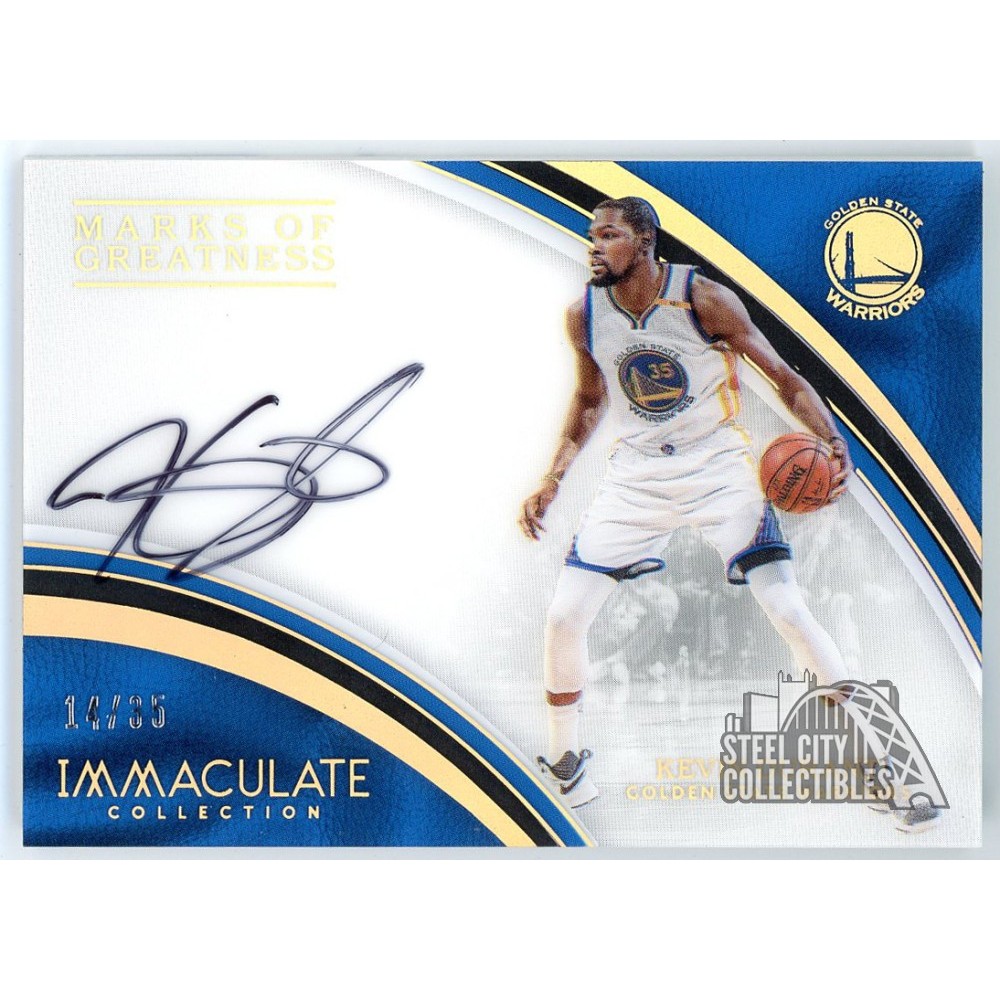 Kevin Durant 2016-17 Panini Grand Reserve Basketball Upper Tier Signatures Auto 3/25 NBA Warriors オンカード サイン  2016-17 Panini Excalibur Jousting #3 Kevin Durant&frasl;Jousting Left