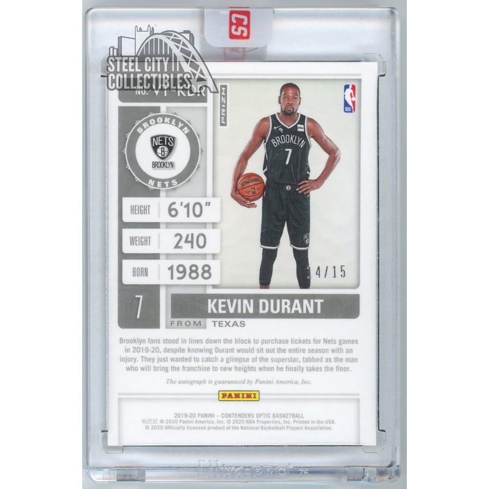 KEVIN DURANT デュラント   オートカード Kevin Durant Basketball Pro camp Panini Authentic 4x6 Auto