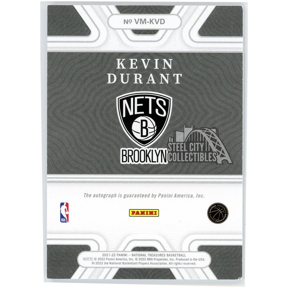 NBAカード　Kevin Durant auto mosaic 直書サイン Kevin Durant 2021 Mosaic #7 Stained Glass /(SSP) Price Guide