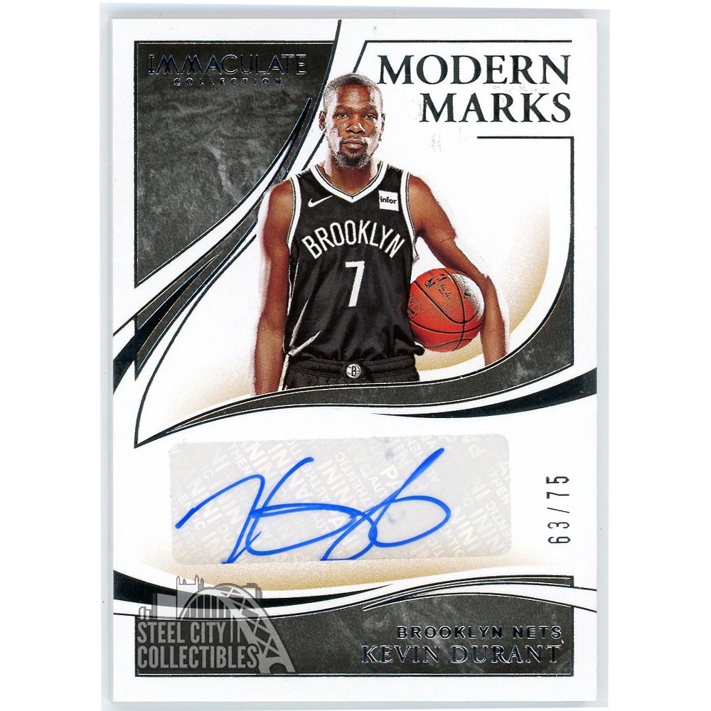 Kevin Durant 2019-20 Panini Immaculate Modern Marks