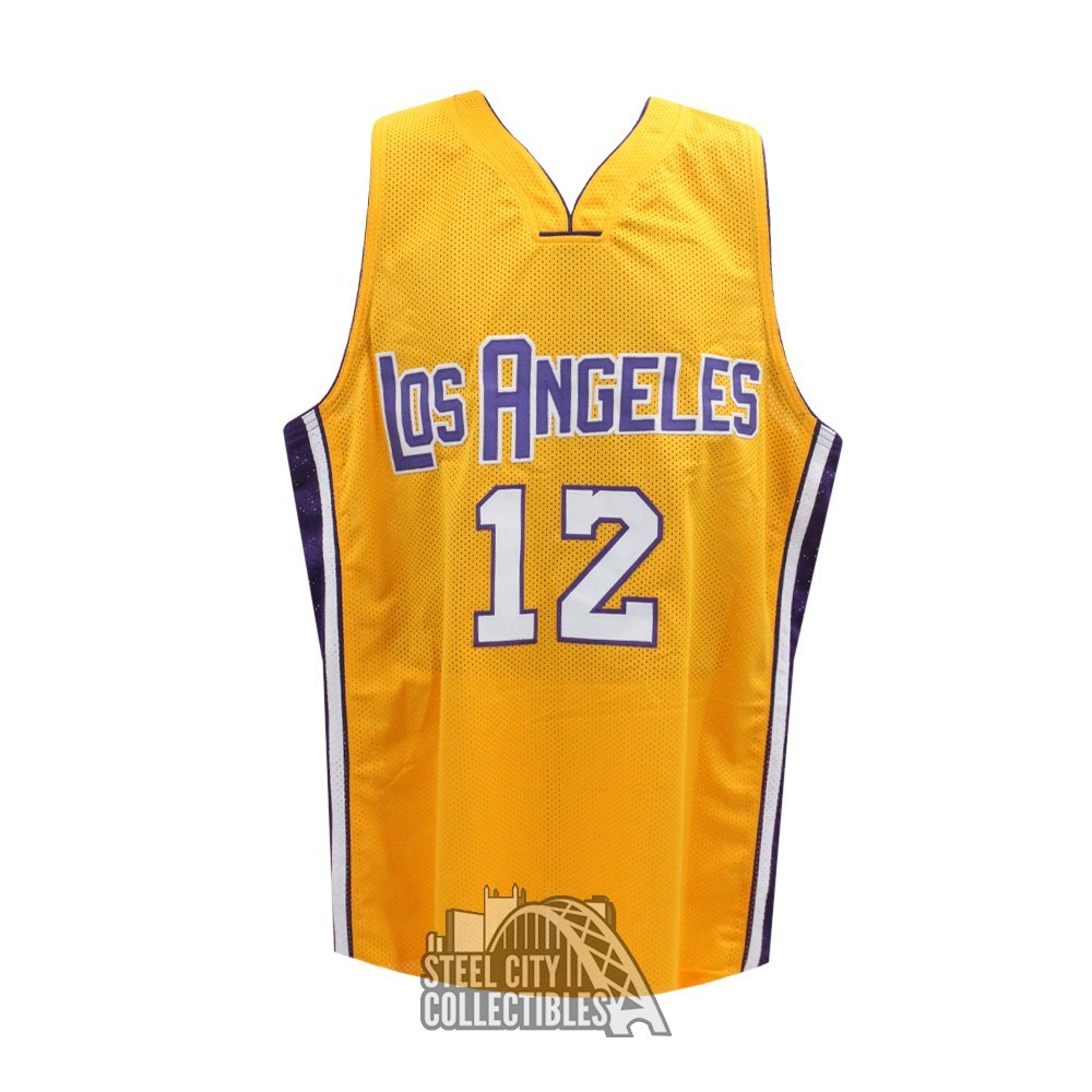 Dwight Howard Autographed Los Angeles Custom Gold Basketball Jersey BAS  (Number 12) Steel City Collectibles
