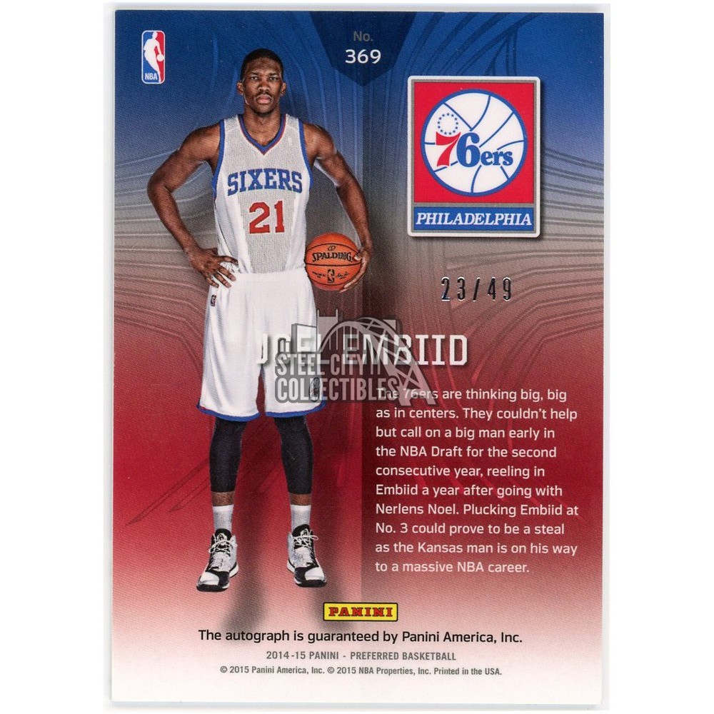 専用です。JOEL EMBIID ROOKIE auto panini psa9 専用です。JOEL EMBIID ROOKIE auto panini psa9 専用です。JOEL