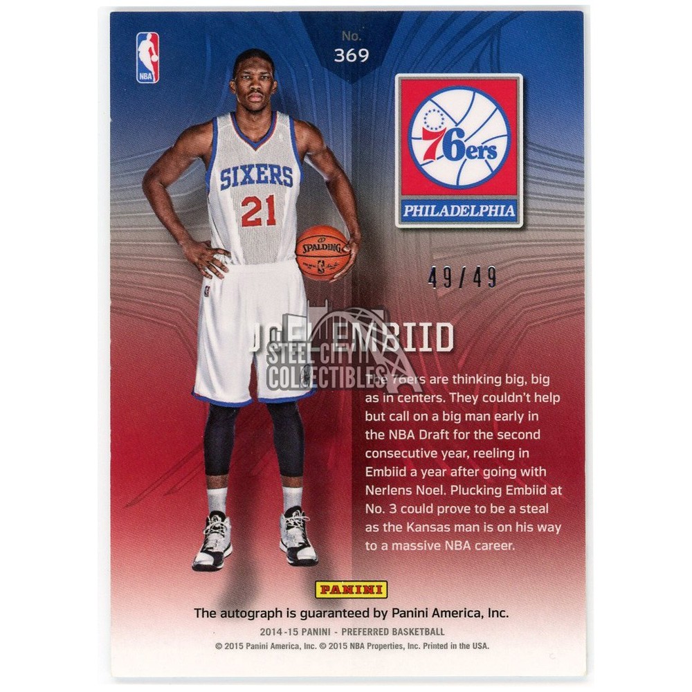 【人気ショップが最安値挑戦！】 Embiid Joel 2014-15 Auto Revolution Rookie Preferred Panini その他