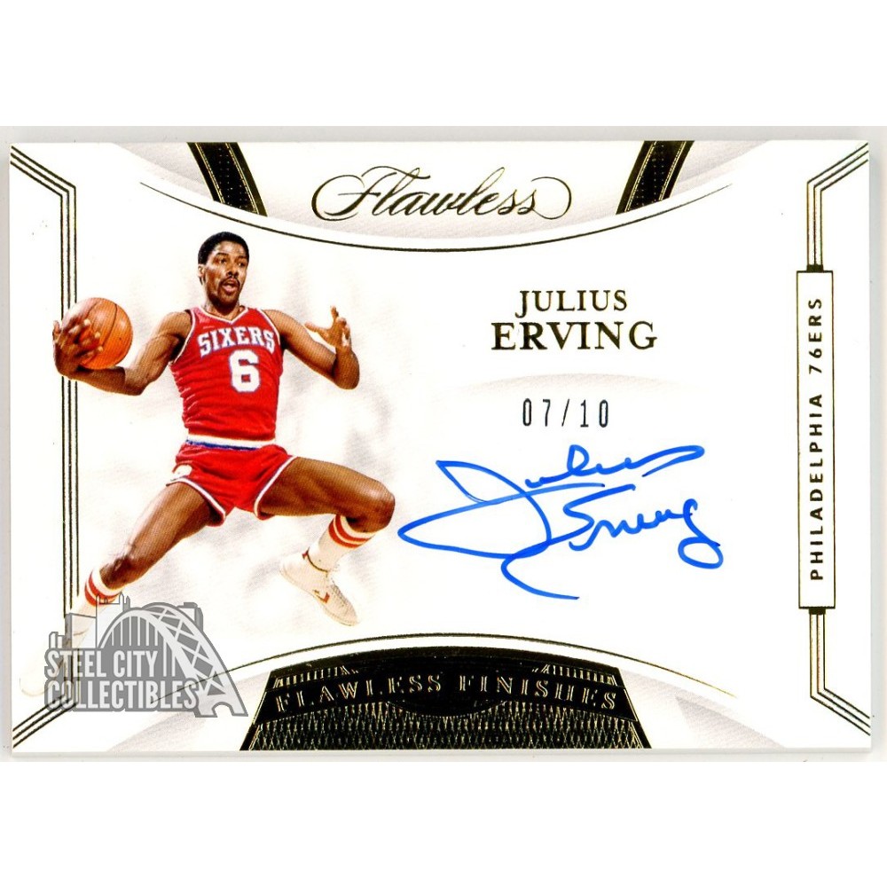 NBA Julius Erving 直筆サインカード NBA Julius Erving 直筆サイン