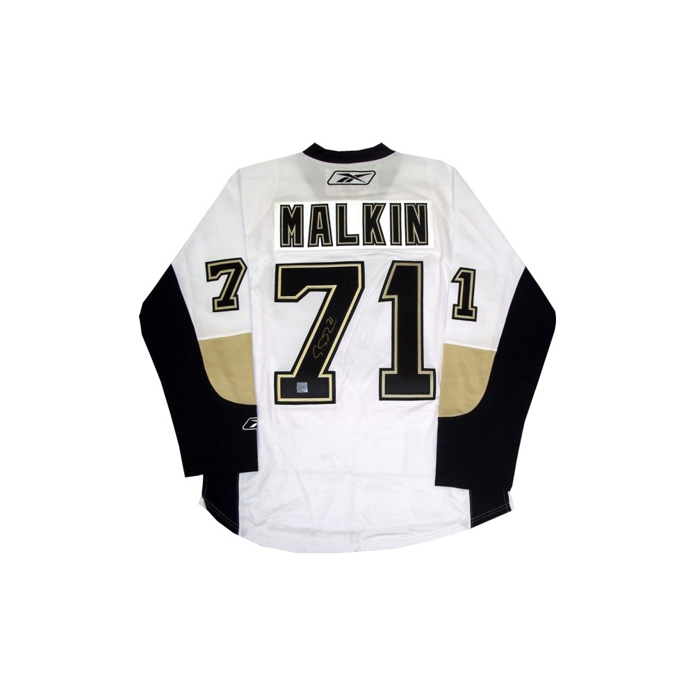 Evgeni Malkin Pittsburgh Penguins Reebok NHL Away White Premier Jersey
