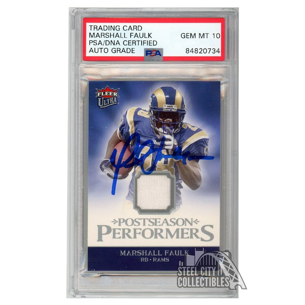 Marshall Faulk 2006 Fleer Ultra Postseason Performers Jersey