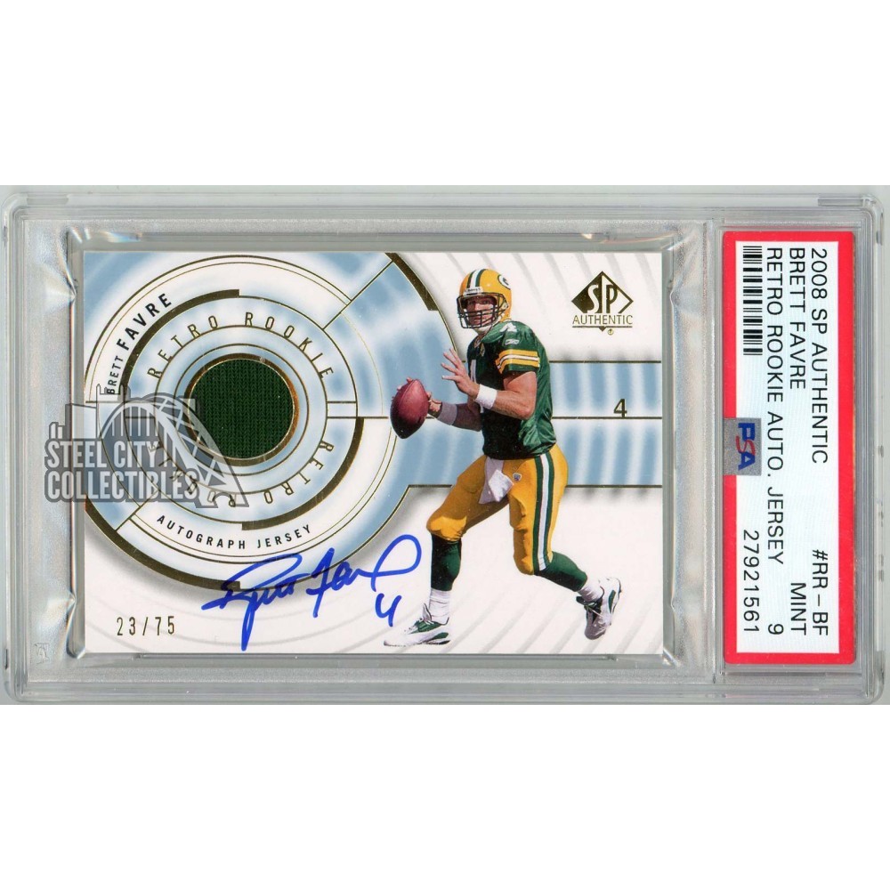 Brett Favre 2008 Upper Deck SP Authentic Retro Rookie Jersey