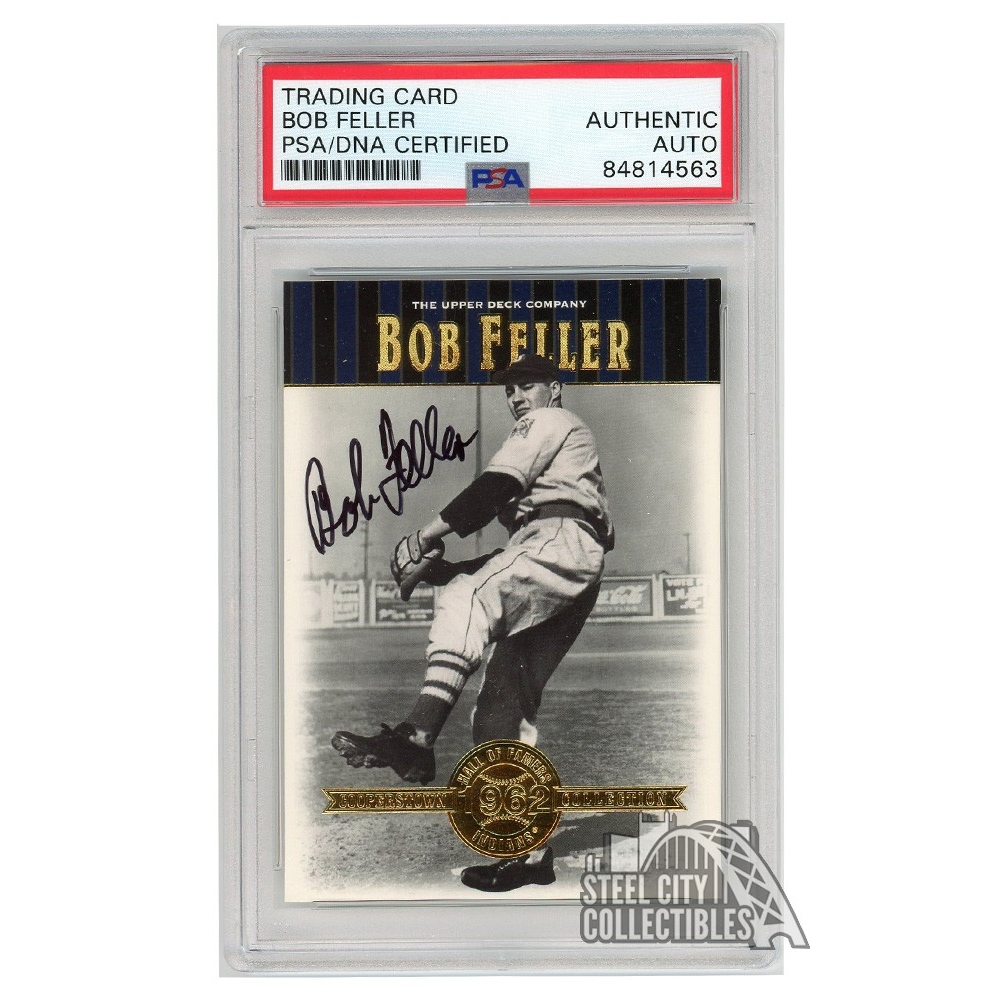 Bob Feller 2001 Upper Deck Cooperstown Collection Autograph Card 22